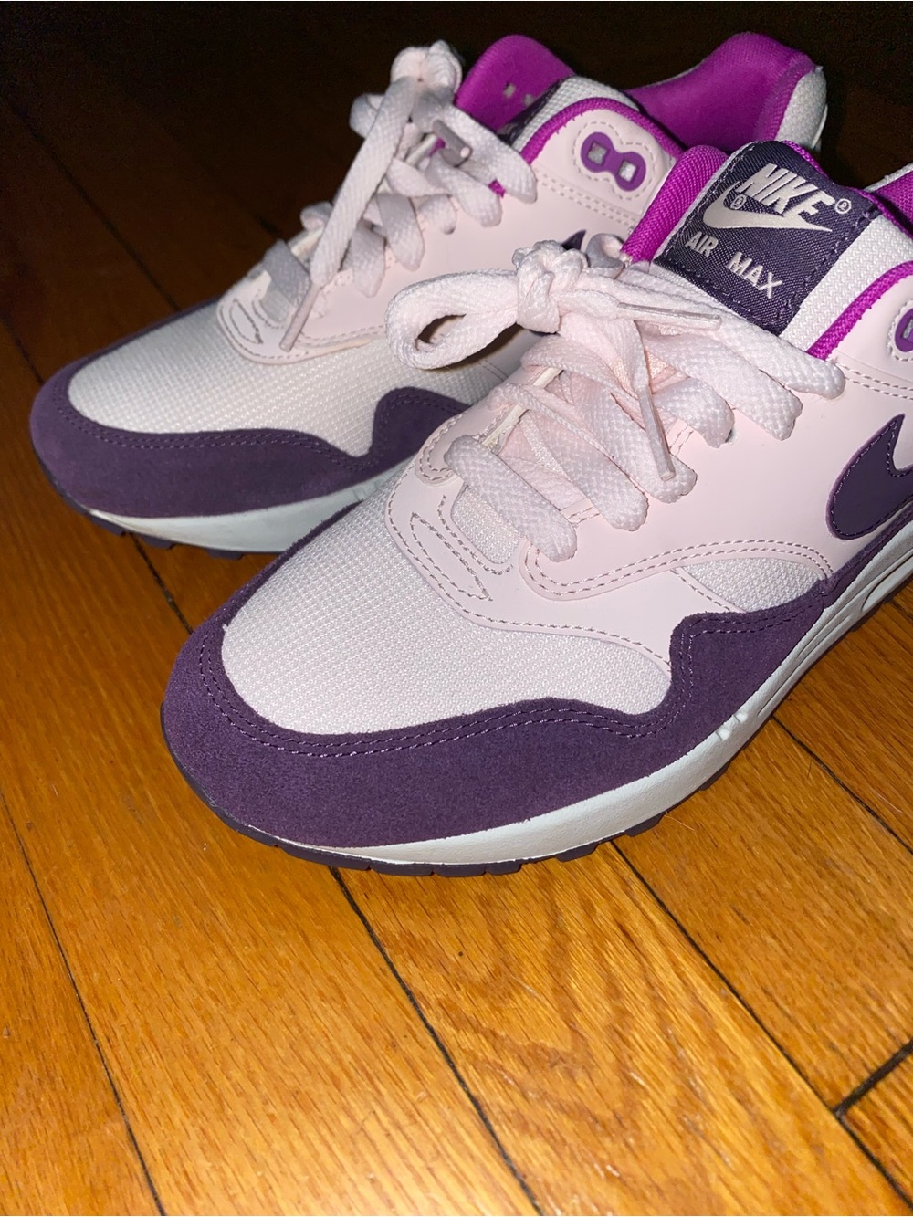 Nike Air Max 1 pink/purple women’s Sz 7